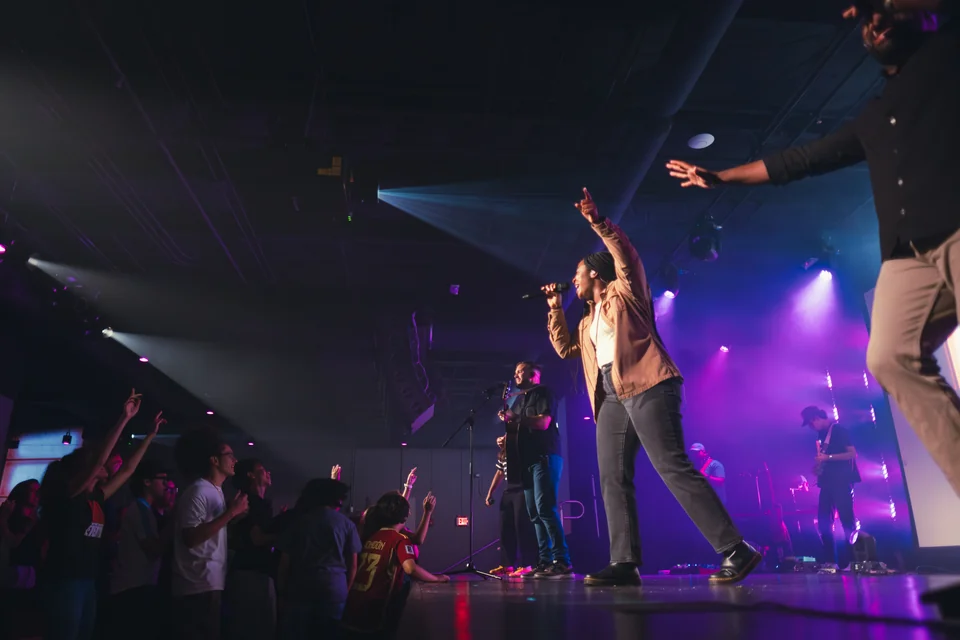 Christ Fellowship gathering for worship