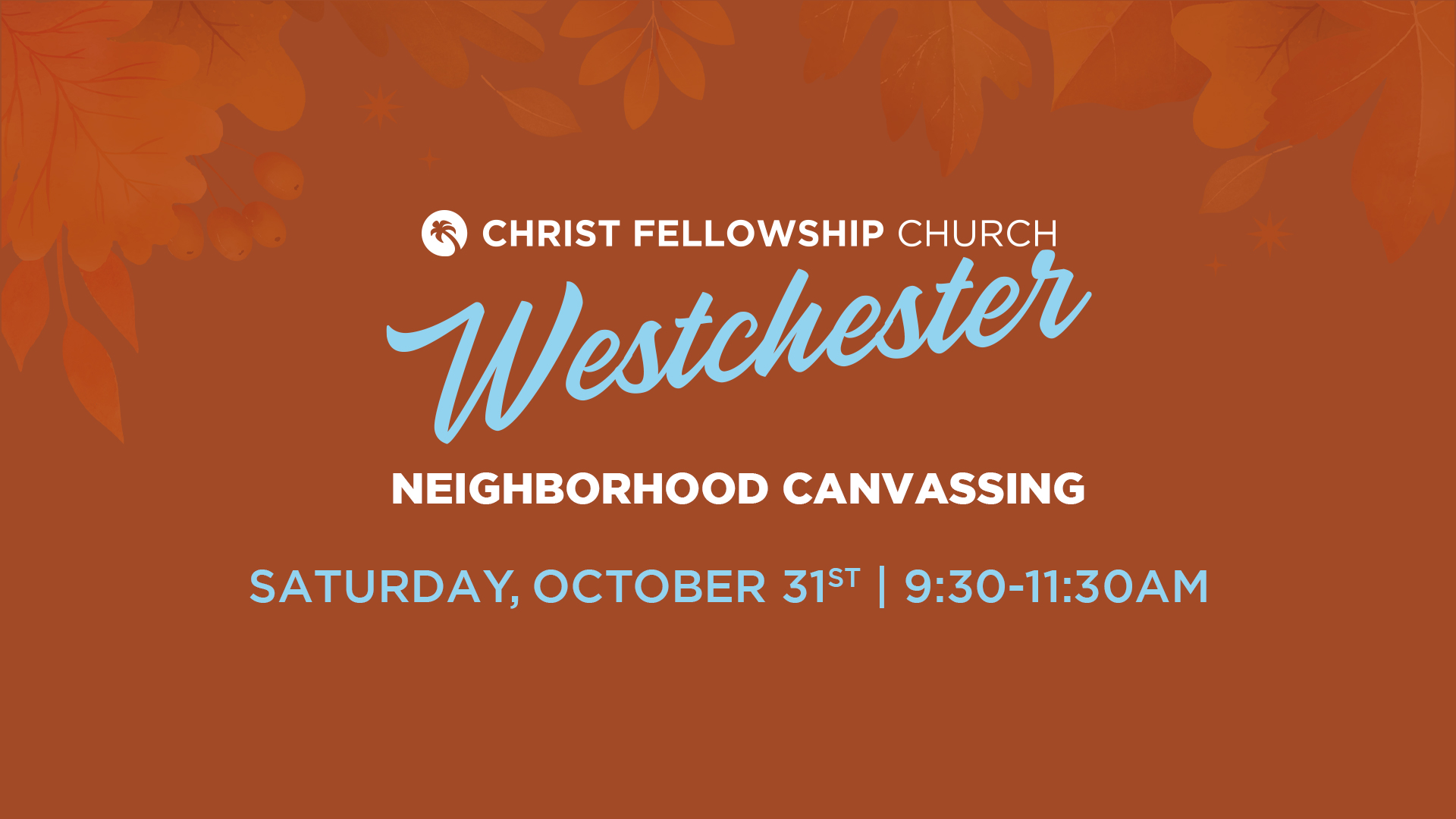 Westchester Neighborhood Canvassing